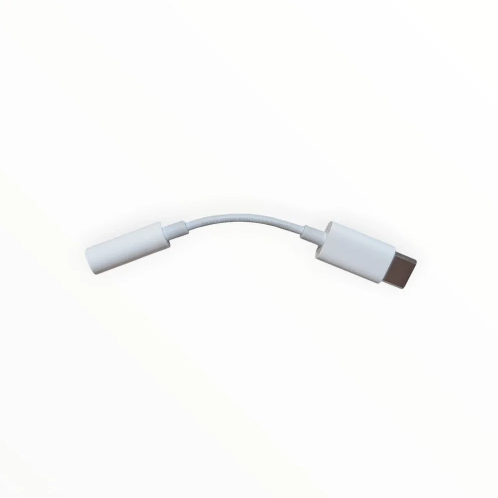 C1-Poly Apple USB-C‎ to Headphone Jack Adapter - White (In Poly Bag)
